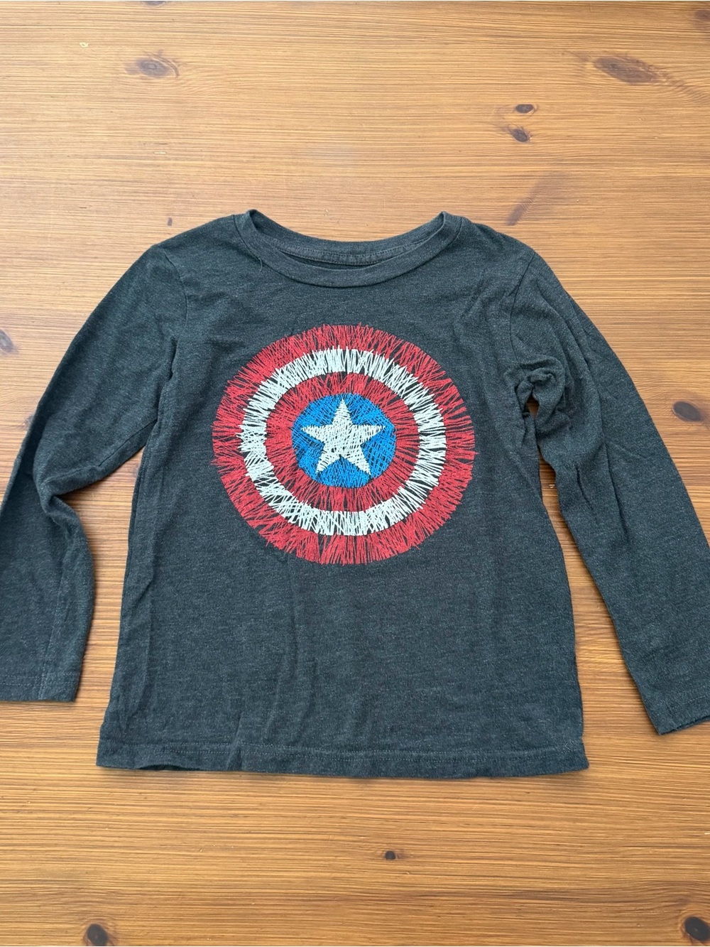 4/$13 Jumping Beans Captain America Long Sleeve Shirt - Size 7